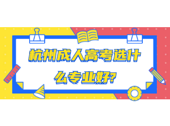 杭州成人高考選什么專業好